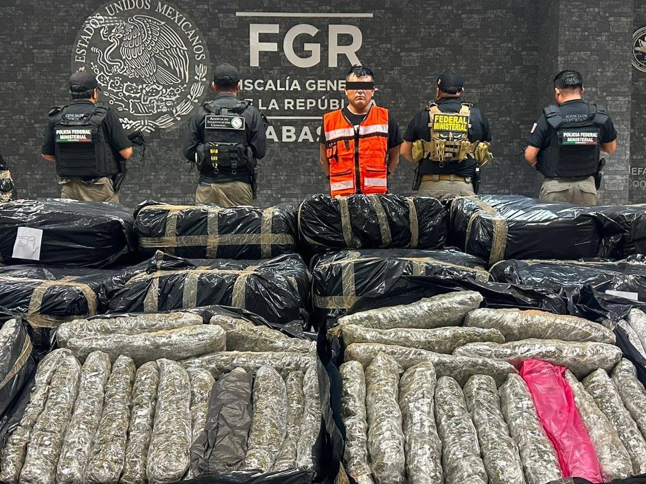 Aseguran más de una tonelada de marihuana en Tabasco: el cargamento iba rumbo a Chiapas