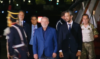 Lula da Silva junto al