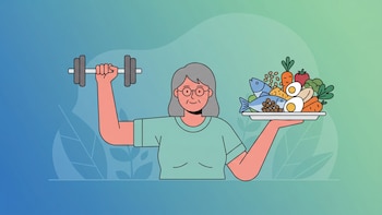 Cómo mantener la masa muscular después de los 50: alimentos y claves según expertos