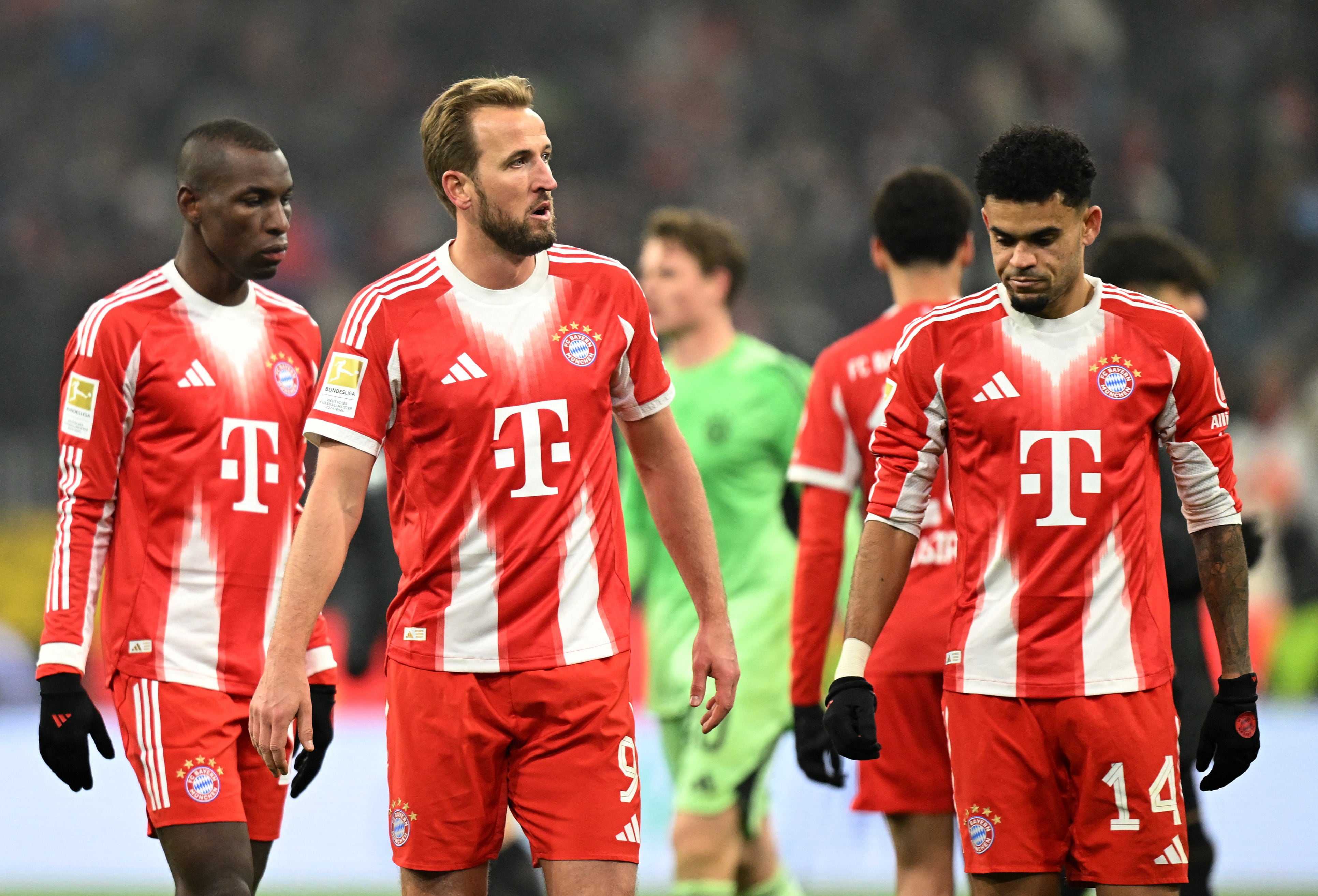 Luis Díaz respaldó a Harry Kane tras la goleada del Bayern Múnich por 5-1 ante Stuttgart en el arranque de la Bundesliga-crédito Angelika Warmuth/REUTERS