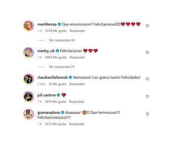 El anuncio de Oriana Sabatini