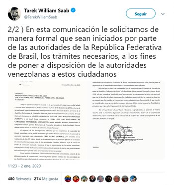 Saab aseguró que la solicitud