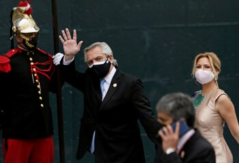 Alberto Fernandez y Fabiola Yanez