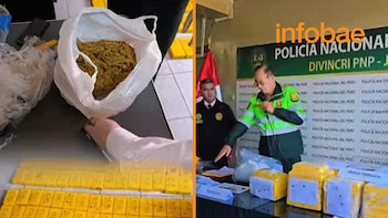 Junín: La Policía Nacional incauta cargamento de cocaína y marihuana valorado en medio millón de soles