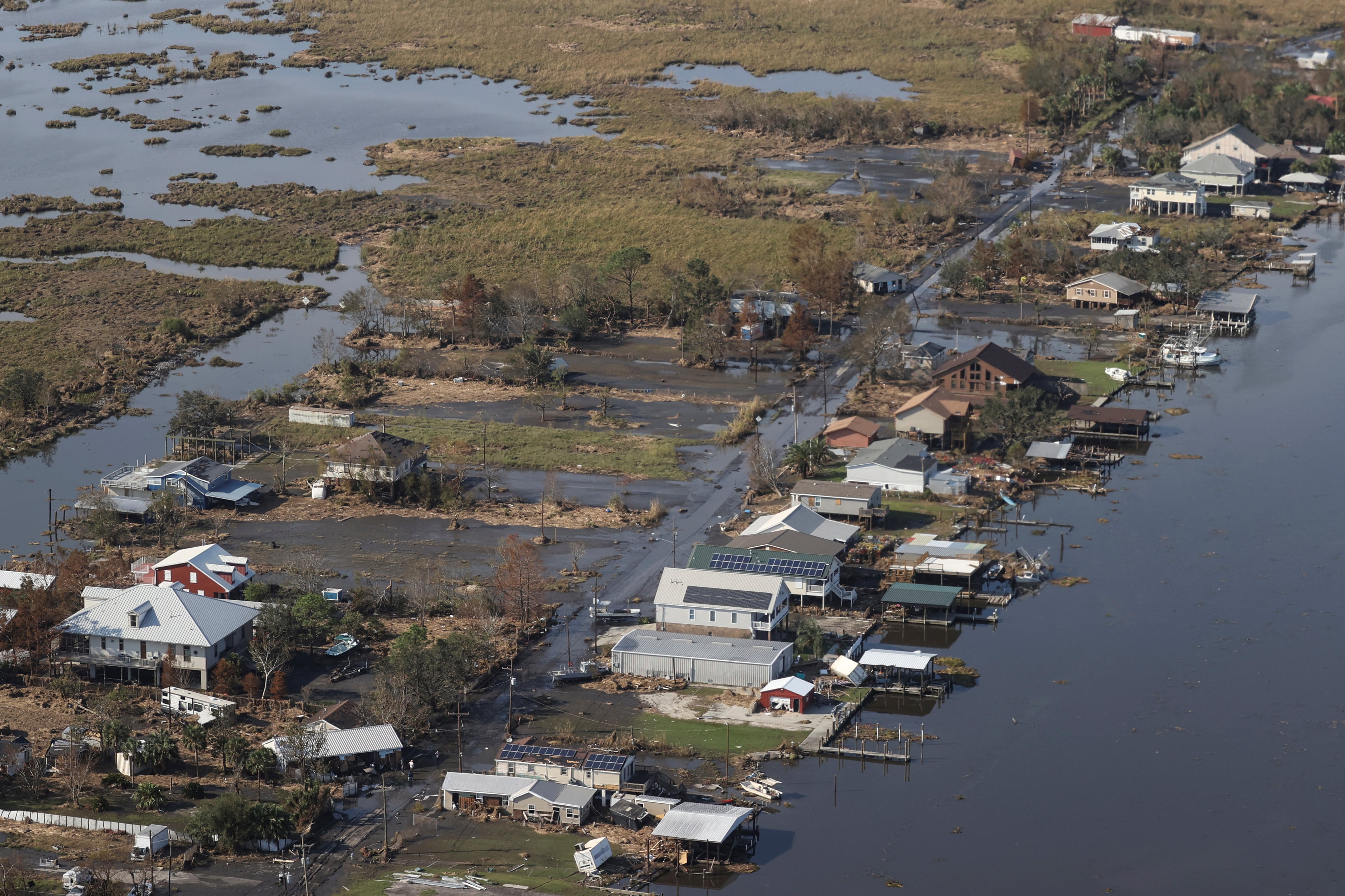 El éxodo tras el huracán Katrina anticipa los impactos sociales y económicos de una migración masiva por el aumento del nivel del mar en Nueva Orleans (REUTERS/Jonathan Ernst/Pool)