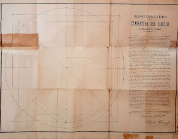 Demostración gráfica de la cuadratura