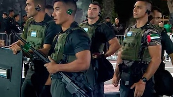 El equipo Alacrán de Gendarmería