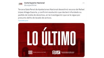 PJ desestima recurso de Rafael