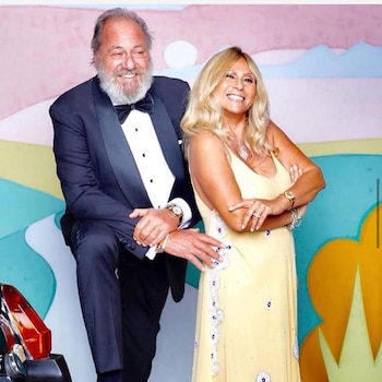 Ana Rosenfeld y su marido