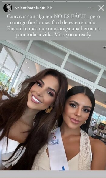 Valentina Tafur reveló como fue