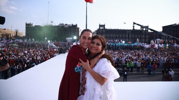 Clara Brugada y Claudia Sheinbaum