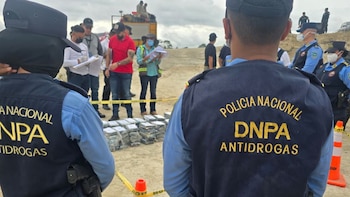 El cargamento estaba valorado en más de 20 millones de lempiras. (FOTO: Policía Nacional)