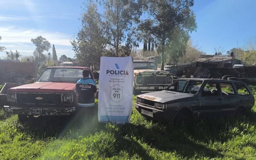 El fiscal Gonzalo Petit Bosnic dispuso el secuestro de las piezas y la clausura del predio (Policía Bonaerense - El Día de La Plata)