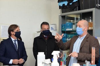 Lacalle Pou, Salinas y Moratorio