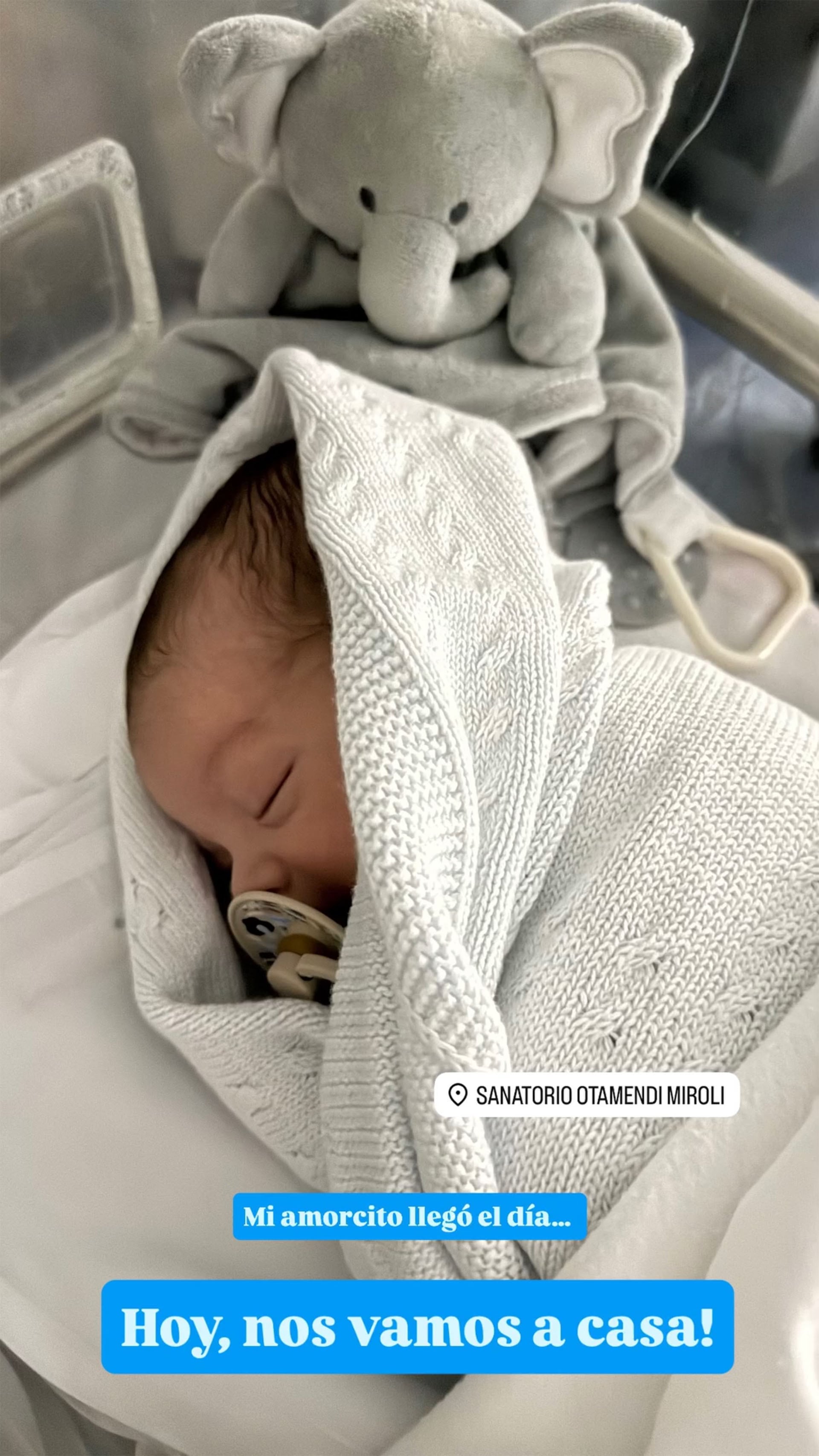 Rocío Marengo y su bebé vuelven a su casa