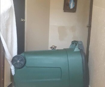 La familia usó un contenedor