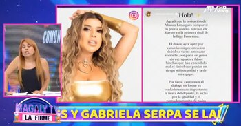 Magaly Medina leyó comunicado que Yahaira Plasencia emitió para confirmar que no participará en evento de Alianza Lima.