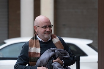 04/12/2025 Suárez, a su llegada