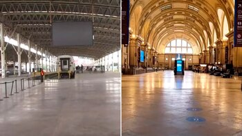 A las 14.15 salió un