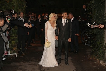 Wanda Nara y Mauro Icardi