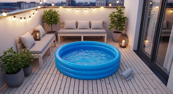 Piscina en terraza