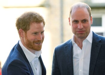 Los príncipes William y Harry