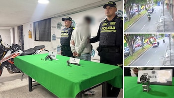 Cayó presunto motoladrón después de hurtar reloj de $40 millones a ciudadano estadounidense en Bogotá