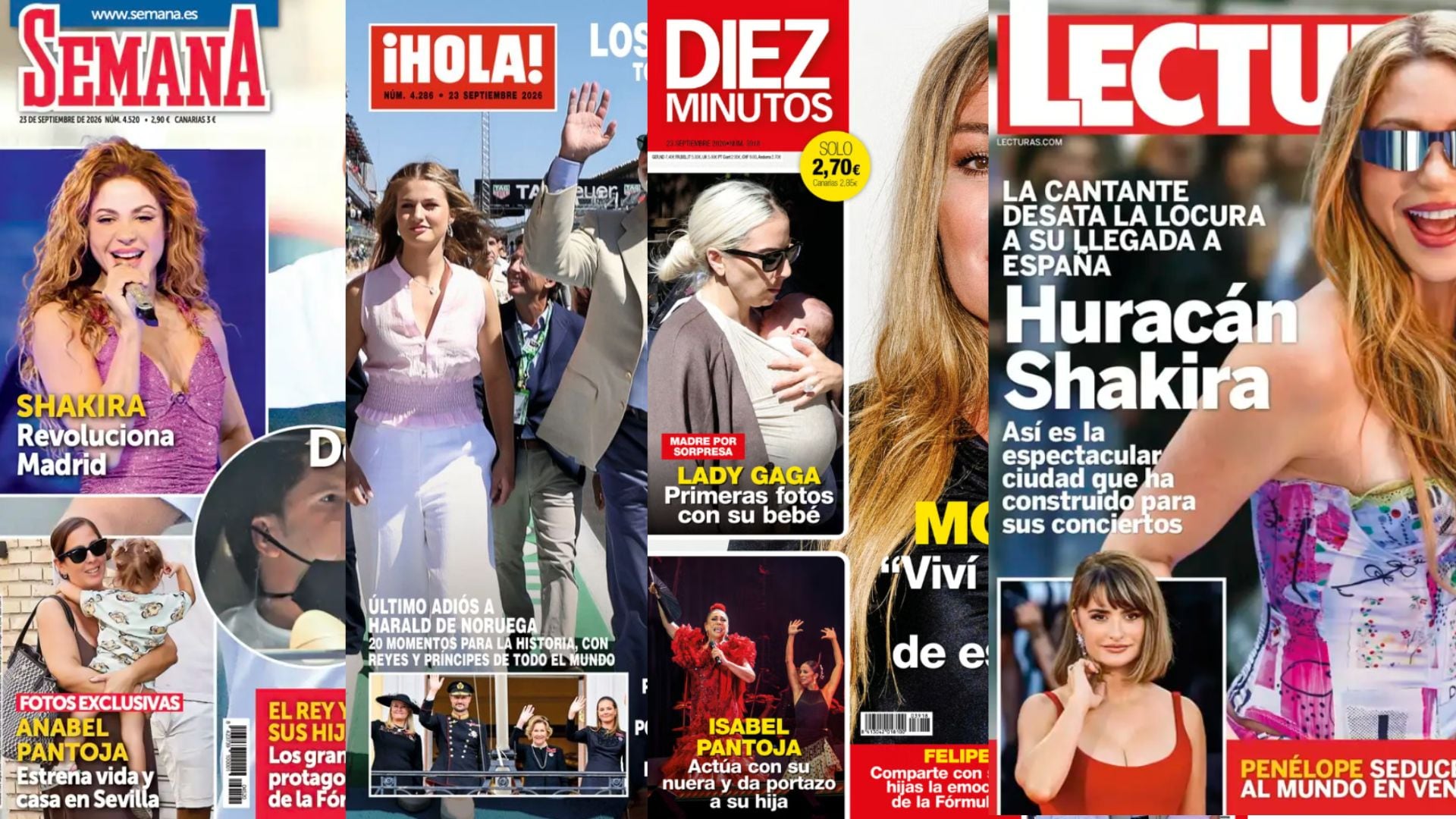 Las revistas del corazón esta semana.