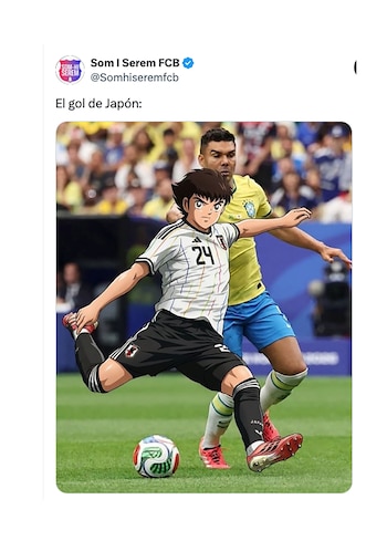 memes de Brasil-Japón