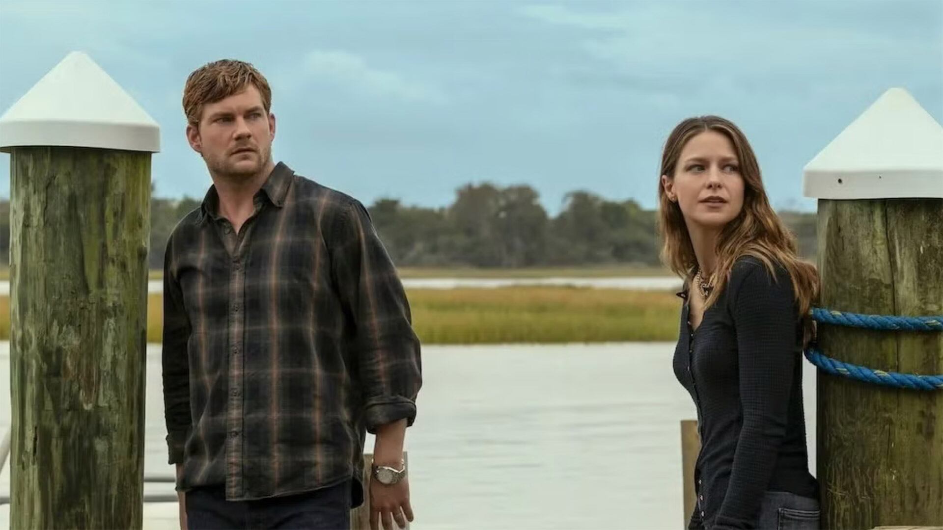 En “El frente costero”, Jake Weary interpreta a Cane Buckley, heredero de un imperio pesquero (Instagram)