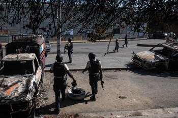 Foto de archivo de la crisis que se vive en Haití por cuenta de la inseguridad (EFE/ Johnson Sabin)