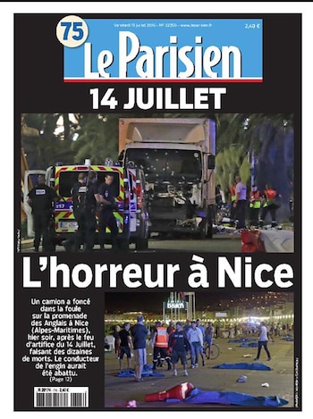 La portada de Le Parisien