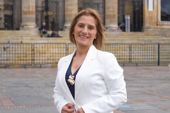 Una de las voces que salió a cuestionar a la ministra Morales desde el Congreso de la República fue la senadora del Pacto Histórico María Eugenia Londoño - crédito @MariaEugeniaLo/X
