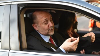 El gobernador Omar Perotti, en