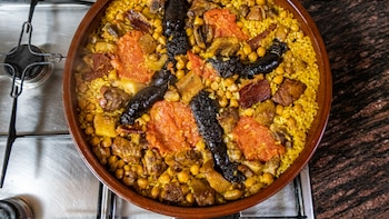 Arroz al horno en calabaza, una receta otoñal típica de un pequeño pueblo de Castellón