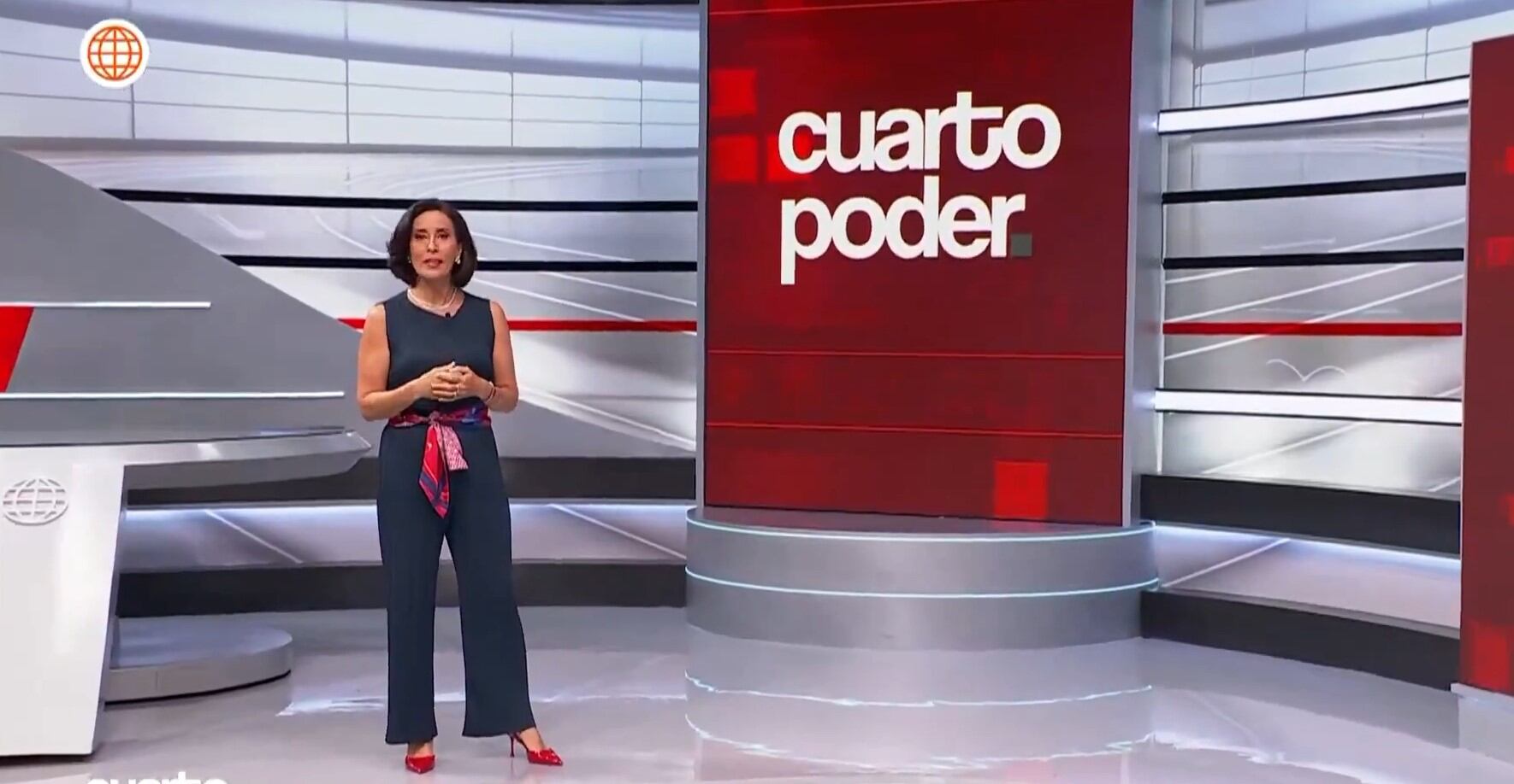 Sol Carreño no seguirá en Cuarto Poder en 2026 y se despide con un mensaje cívico a los peruanos. Infobae Perú / Captura TV - América Televisión