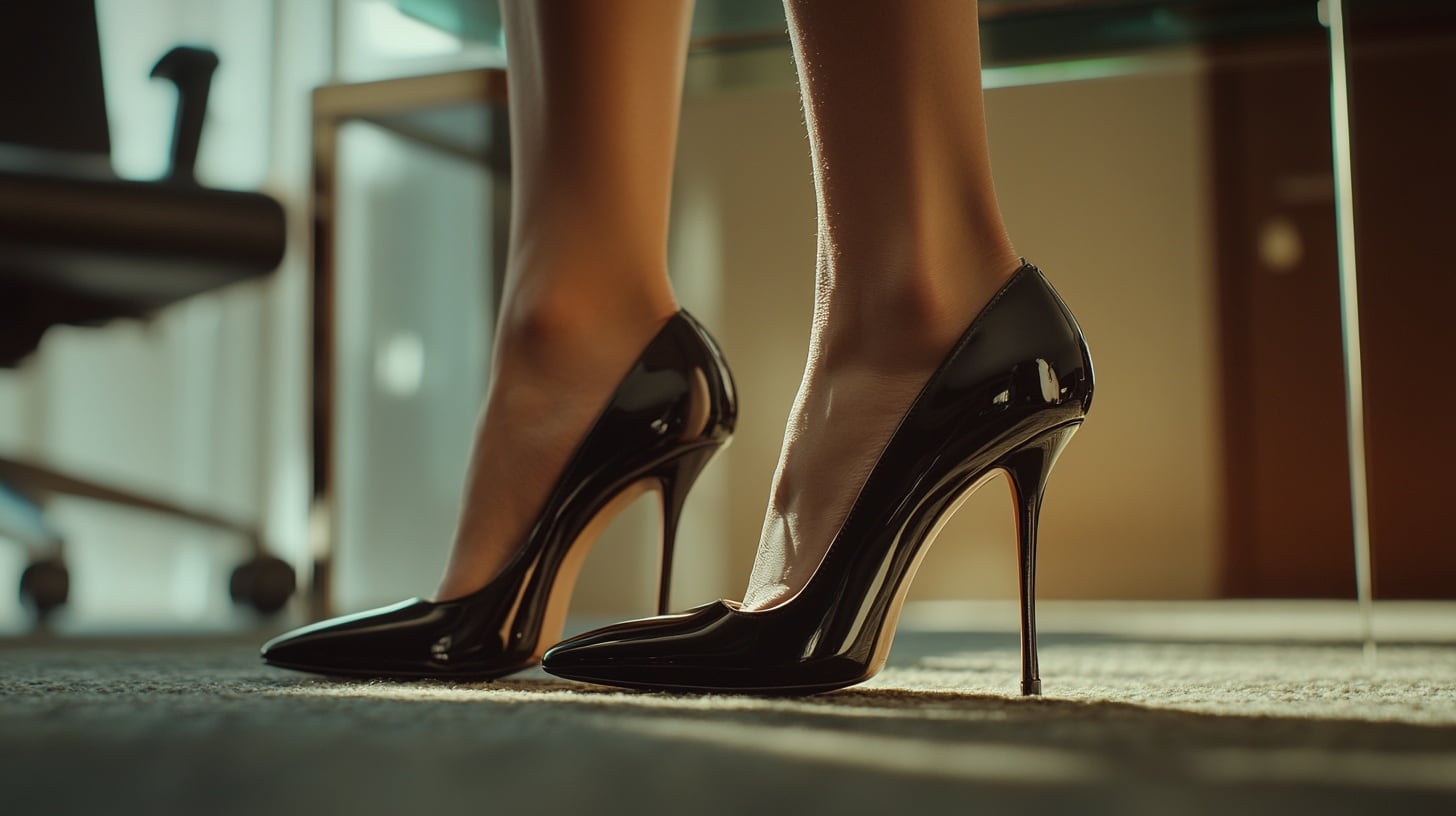 El uso de calzado inadecuado, como tacones altos, altera la biomecánica y puede acentuar los problemas de cadera (Imagen Ilustrativa Infobae)