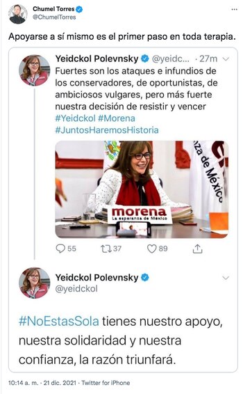 (Foto: Twitter/@ChumelTorres)