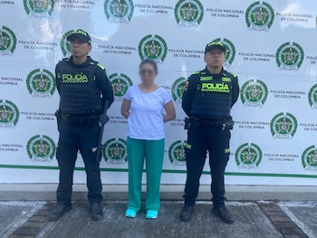 Las detenciones se realizaron mediante órdenes judiciales emitidas por el Juzgado Sesenta y Tres Penal Municipal de Bogotá, con el respaldo de la Fiscalía y la colaboración del FBI - créito Policía Nacional/Dijín