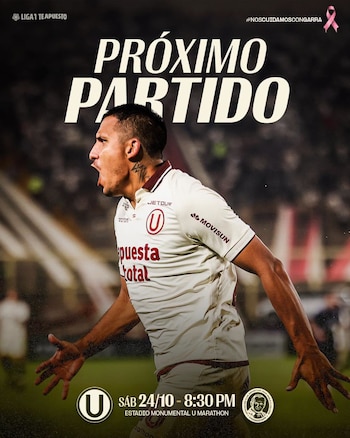 Universitario recibe a Juan Pablo II en el Monumental por la fecha 13 del Torneo Clausura 2026.