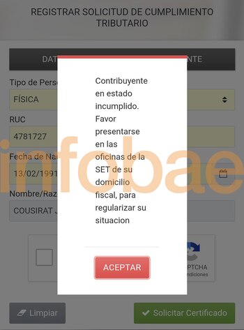El RUC de Cousirat figura