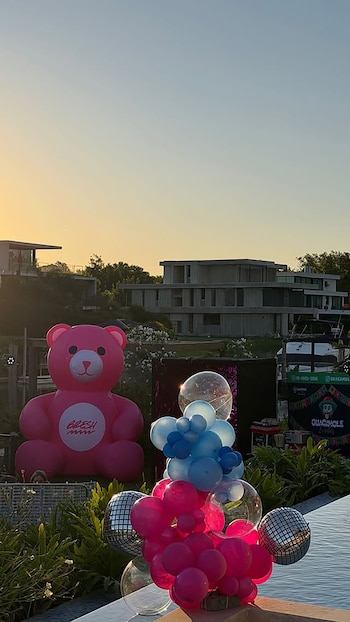 Wanda no escatimó en decoración