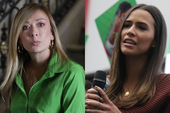 Katherine Miranda y Mafe Carrascal