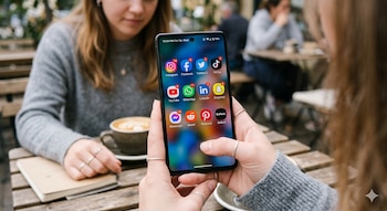 La Comisión de Juventud, Niñez y Adolescencia de Costa Rica aprobó por unanimidad la prohibición del uso de redes sociales en menores de 14 años. (Visuales IA)