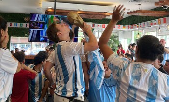 Argentina Campeón Mundial Festejos en