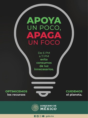 Campaña del gobierno (Foto: Twitter)