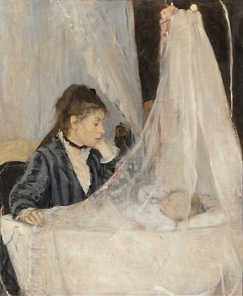 "La cuna", de Berthe Morisot.