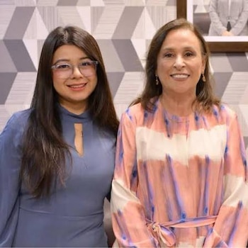 La diputada Dorheny con la gobernadora Rocío Nahle.
Crédito: Dorheny Cayetano / Meta