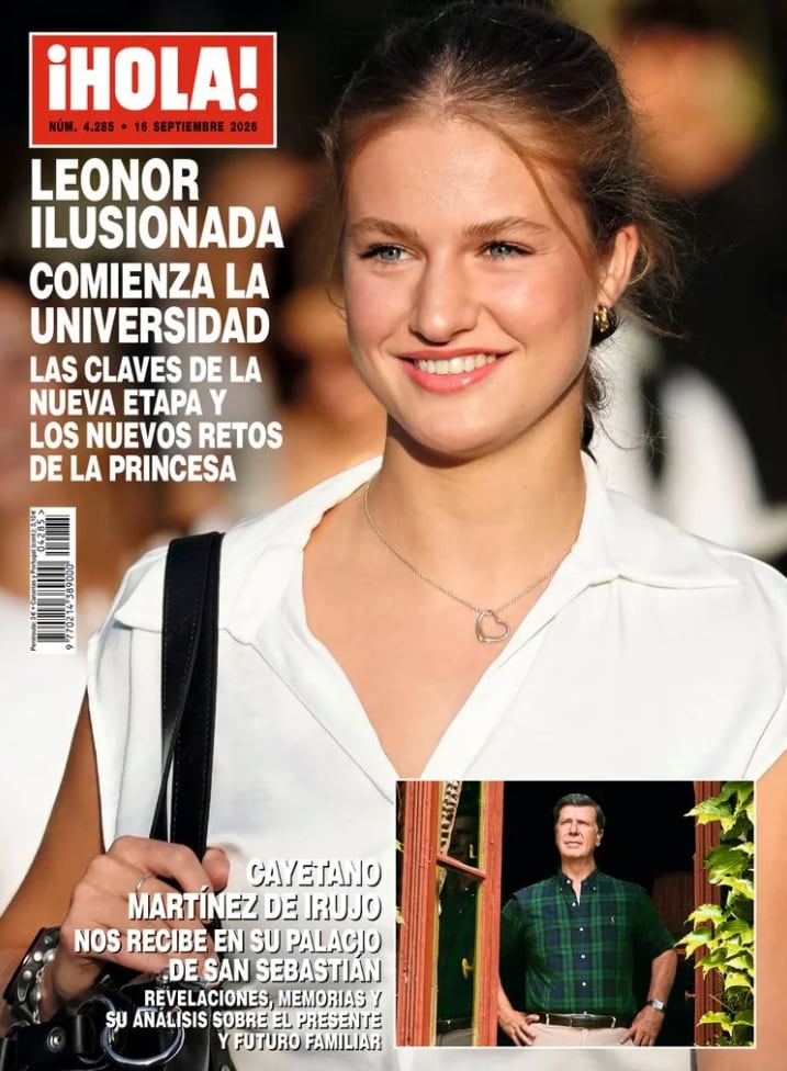 Portada de la revista ¡HOLA! del 9 de septiembre de 2026.