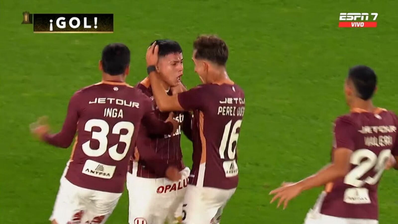 Jairo Concha anotó el 1-1 en Universitario vs River Plate por Copa Libertadores 2025.